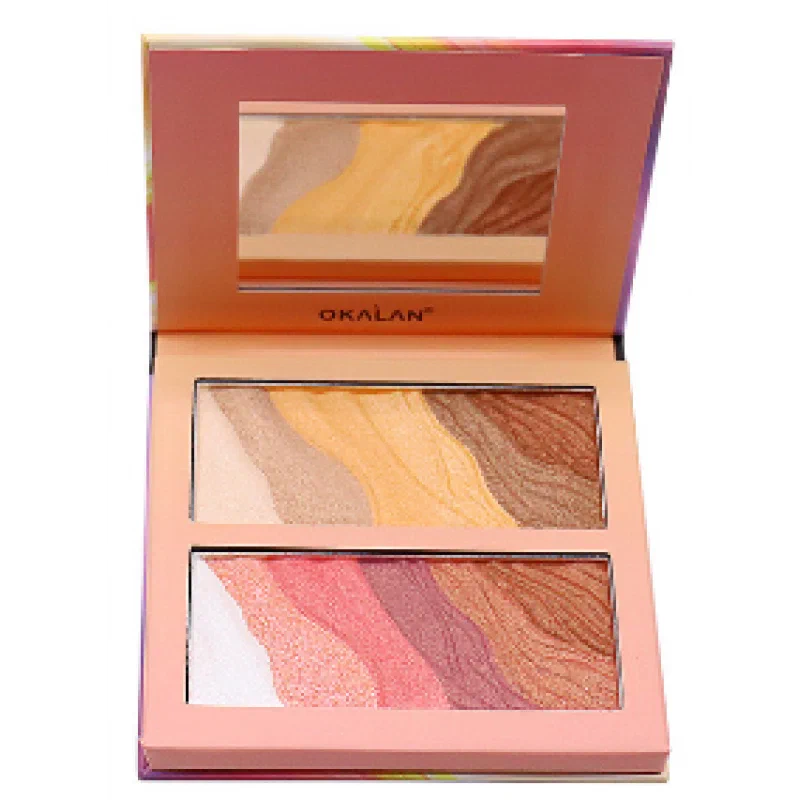 Okalan Glittering Shimmer Nature Glow, bronzer, highlighter