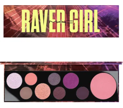 MAC Raver Girls Eyeshadow & Highlighter Palette
